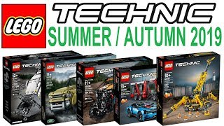 Download lagu All LEGO Technic Sets Summer Autumn 2019 - Lego Speed Build Review mp3