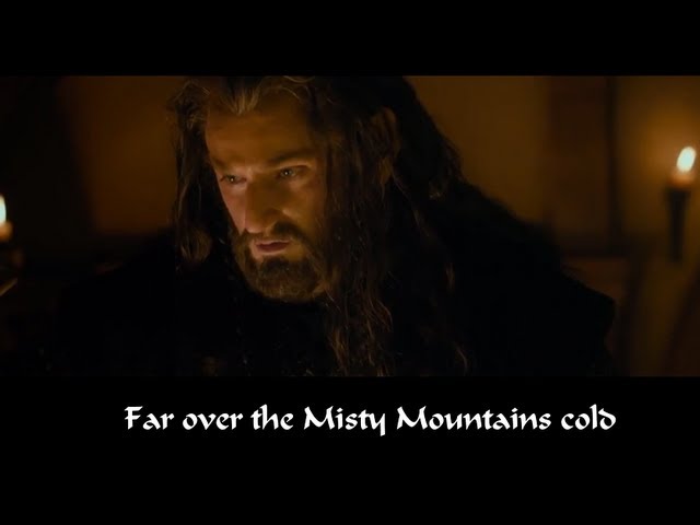 Misty Mountains (Cold) Full Song And Scene With Lyrics [HD/HQ]