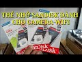 Thẻ nhớ Sandisk 32gb 64gb 128gb và 256gb dành cho camera Wifi.