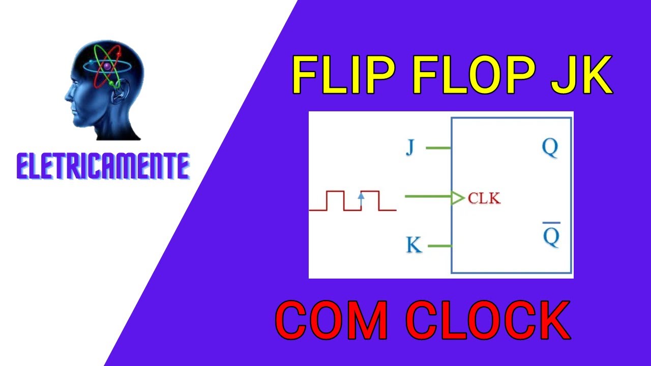Flip Flop JK com clock  |  passo a passo para iniciantes  |  simulação