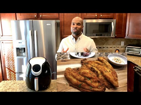 I Southern “Air Fried” Catfish Recipe | Using Power Air Fryer XL | Low Fat Healthy Fried Recipe |