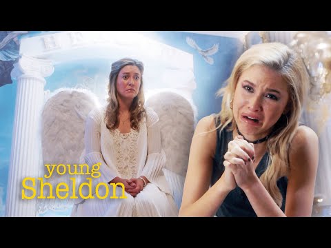 Veronica Begs to Be Saved by God in a Haunted House | Young Sheldon