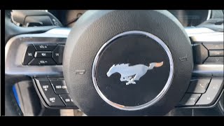 How to fix, code B001 Ford Mustang, Clock spring replacement, airbag light, horn not working