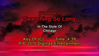 Chicago - I've Been Searching So Long (Backing Track)