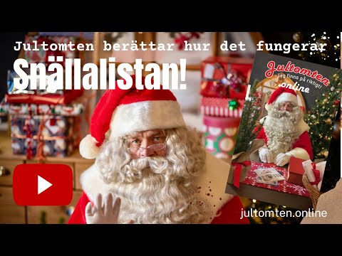 Jultomten berättar om snälla listan
