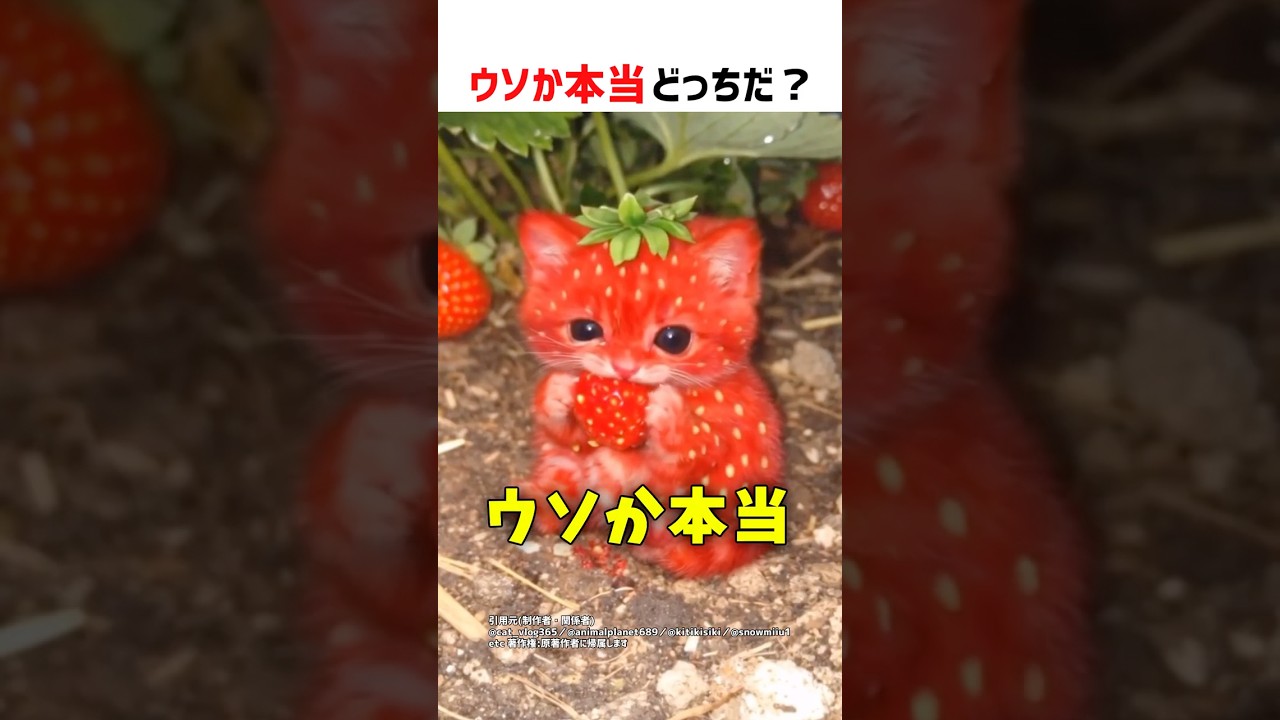【何問正解できる？】ウソか本当どっちだ！？ part74 #クイズ #ショート #shorts #猫 #かわいい #cat