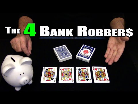 The 4 Bank Robbers (Card Trick) ~ An In-Depth Tutorial
