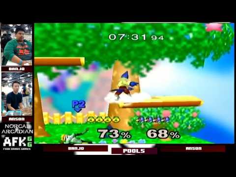 Norcal Arcadian 4 - Pools - Banjo (Sheik) vs Anson (Falco)