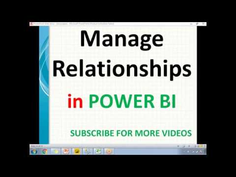 Relationships in Power BI