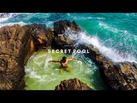 වැලිගම සැගවුන Secret Beach | Secret Pool | Mirissa - Weligama Moments Travel #VLOG04