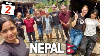 2🇳🇵Local NEPALI Vloggers Invited Us to Their Village 😍 @SURAKSHYAKCOFFICIAL @Mrbvlog_official