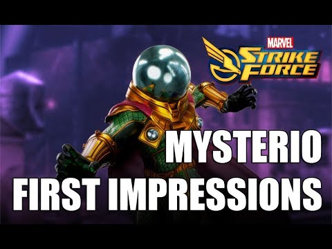 Mysterio Rank up, First Impressions & Gameplay - Marvel Strike Force