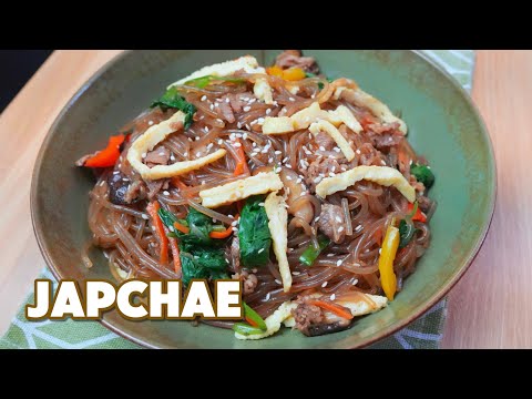 Japchae (Korean Glass Noodles)