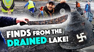 DRAINED reservoir gives up CRAZY finds! Weapons and 350-year-old tokens!