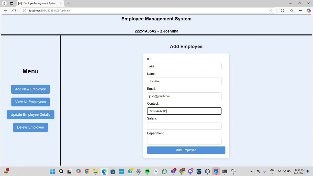 🚀 Employee Management System using Java Servlets & MySQL With Source Code | Full Web App Tutorial 💼