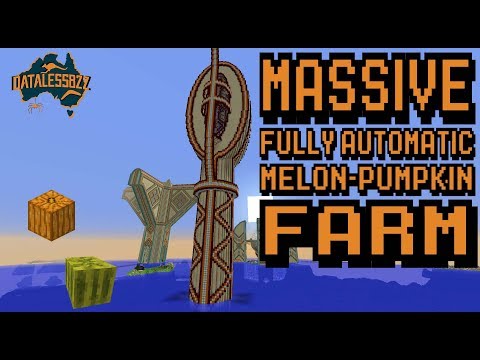 HUGE New Minecraft Watermelon & Pumpkin Farm