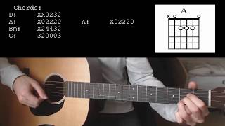 Mike Posner - Move On EASY Guitar Tutorial With Chords / Lyrics