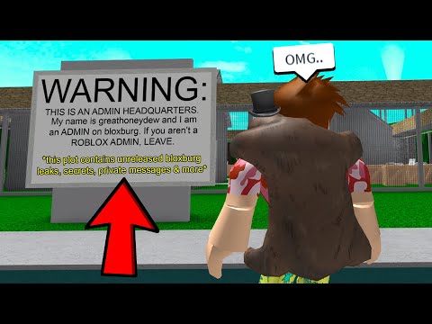 I Found An Admin S Headquarters But Who He Is Will Shock You - roblox online admins