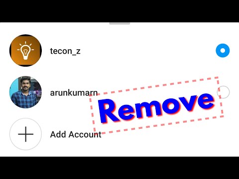 How to remove multi account login on instagram |...