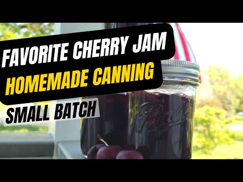 How to Make Homemade Cherry Jam | Small Batch Canning