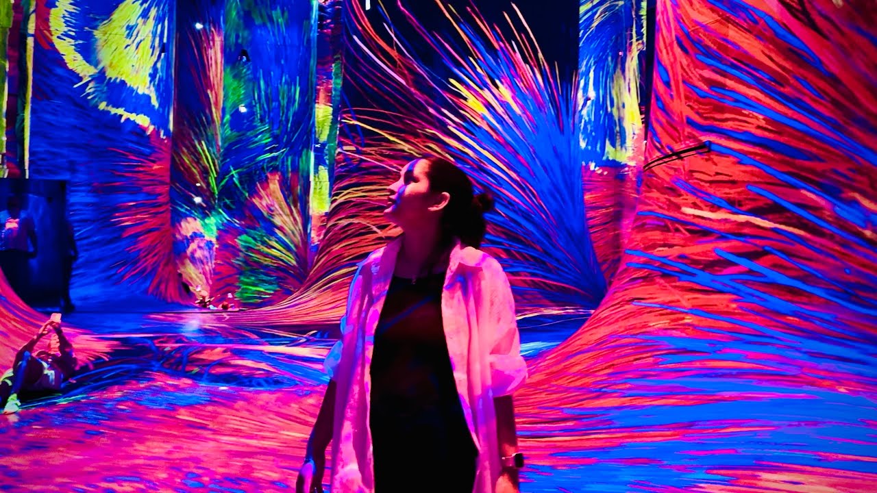 Join a duo on a fascinating exploration of teamLab Phenomena.
