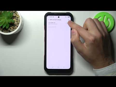How to Lock SIM Card with SIM PIN on DOOGEE V20 - Set SIM Lock