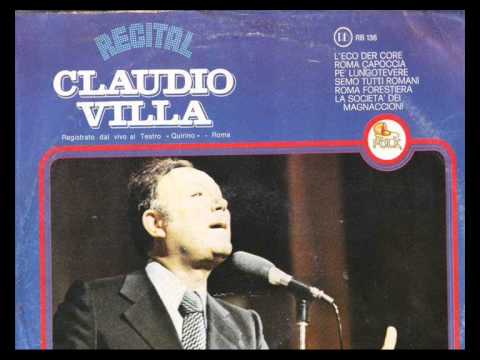 SEMO TUTTI ROMANI (CLAUDIO VILLA - LIVE 1975 - CBS - TEATRO QUIRINO)