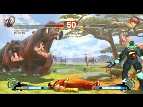 SSF4: HIROPON (Seth) VS tekisasu (Guy)