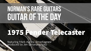 Video thumbnail for 1975 Fender Telecaster | Guitar of the Day by Normans Rare Guitars