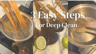 HOW TO DEEP CLEAN WOODEN SPOONS | ARE YOUR WOODEN SPOONS CLEAN?