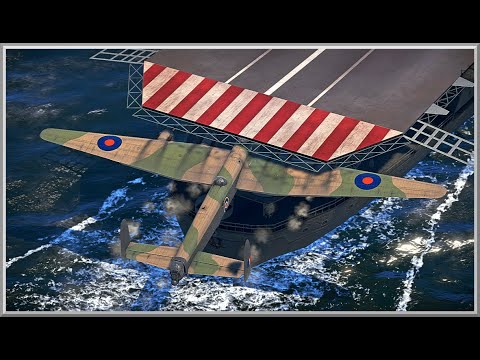 Lincoln, IL-28 & Other Bombers - Sim Mode Carrier Landings | War Thunder