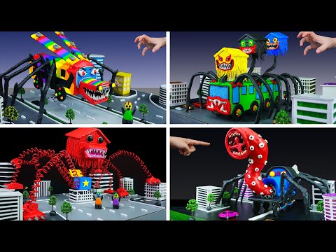✋ MAKING MECHA BUS EATER vs TRAIN EATER vs THOMAS EXE vs BUS EATER vs HOUSE HEAD WITH CLAY