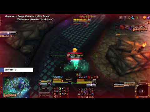 7.3.Legion S5 EU Feral Druid+Disc Priest Mirror Matches 2v2 Arena 2k MMR