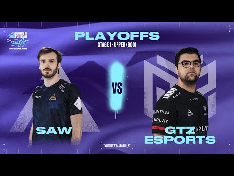 SAW vs GTZ - Split 1 Playoffs - Map 1 (PEARL) - VALORANT Challengers Portugal: Tempest