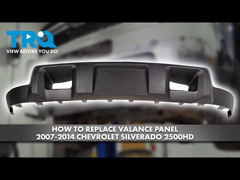 How to Replace Valance Panel 2007-2014 Chevrolet Silverado 2500HD