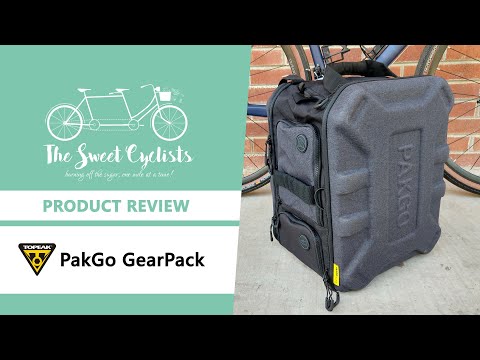 Keep your cycling gear organized - Topeak PakGo GearPack Review - feat. 38L Capacity + Hardshell