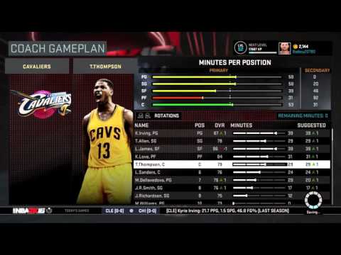 Nba 2k16 mygm Cleveland cavaliers