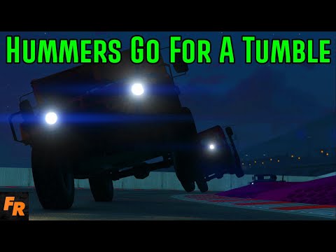 Hummers Go For A Tumble - Gta 5 Racing