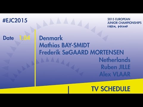 M.Bay-Smidt/F.SogaardMortensen (DEN) VS. R.Jille/A.Vlaar (NED) #EJC2015 Lubin, Poland