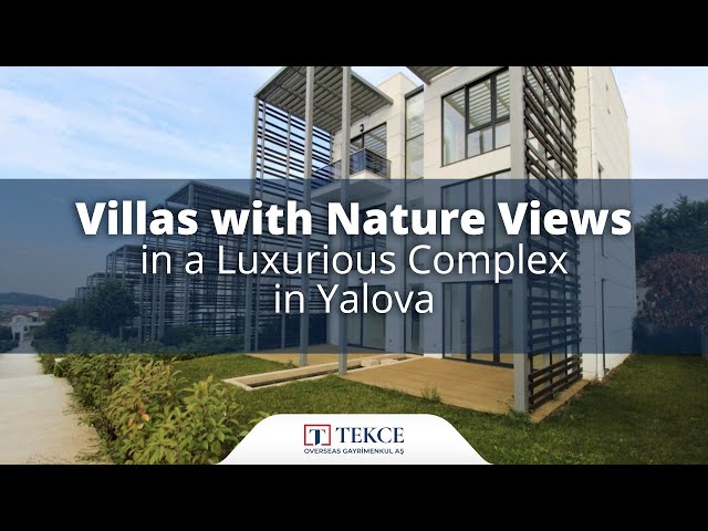 Villas with Nature Views in a Luxurious Complex in Yalova