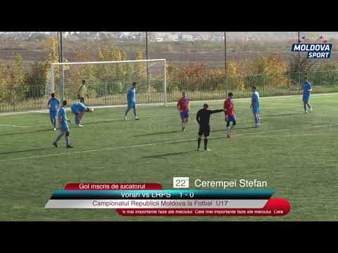Campionatul R Moldova U17 Sf  Gheorghe Voran vs LRPS   2 - 3