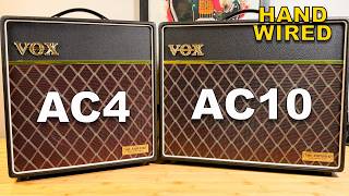 Video thumbnail for Is Bigger Better? VOX AC4HWR1 and AC10HWR1 Hand-Wired Amps Compared by Landon Bailey