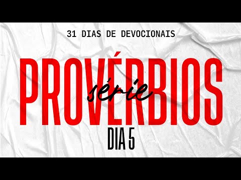 PROVÉRBIOS 5 / Devocional ReNovaMente / Diogo Dantas