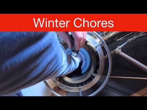 Winter Narrowboat Chores: It’s not all sitting around the fire in winter - The Work Never Stops