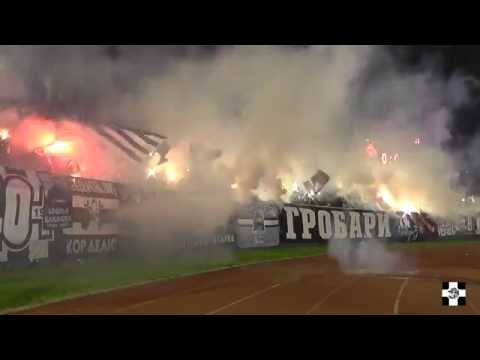 Grobari navijanje | Partizan - Vojvodina 02.11.2014