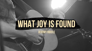 What Joy is Found