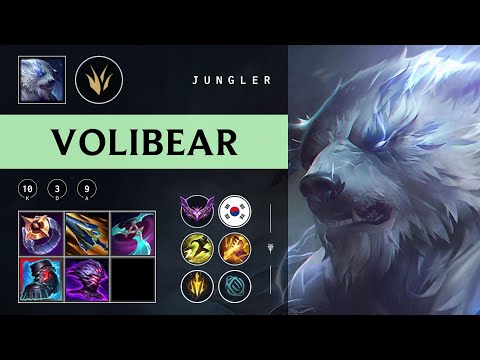 Volibear Jungle vs Lee Sin - KR Master Patch 25.22