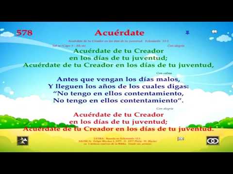 Himno 578 Acuérdate Video, pista y letra