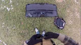 preview picture of video 'Airsoft Chest Rig Socom Gear MK110 Shooting'