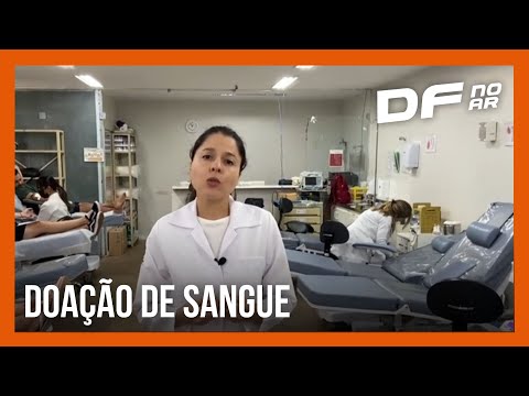 Com apenas 50% da capacidade do estoque, Hemocentro Brasília precisa de doação de sangue